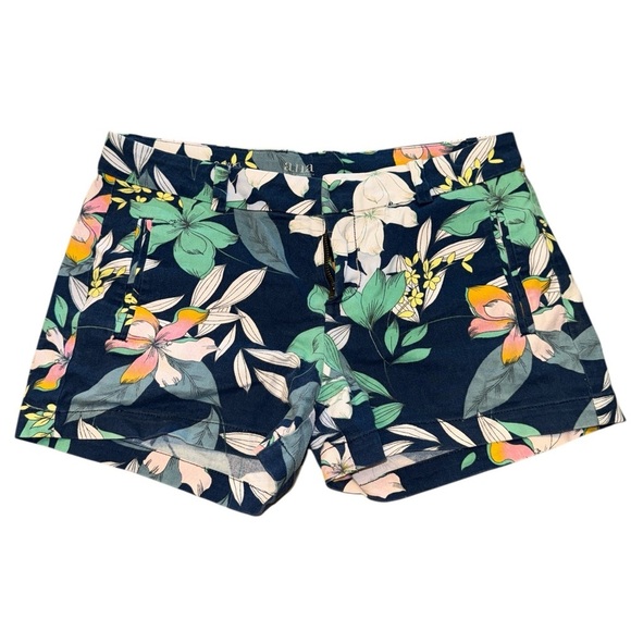 a.n.a Floral Print High Waist Women's Shorts - Picture 2 of 4